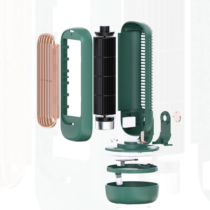 Xiaomi-ventilador de aire silencioso para el hogar y la Oficina, Humidificador multifuncional de escritorio, sin hojas, USB, nuevo, 2021