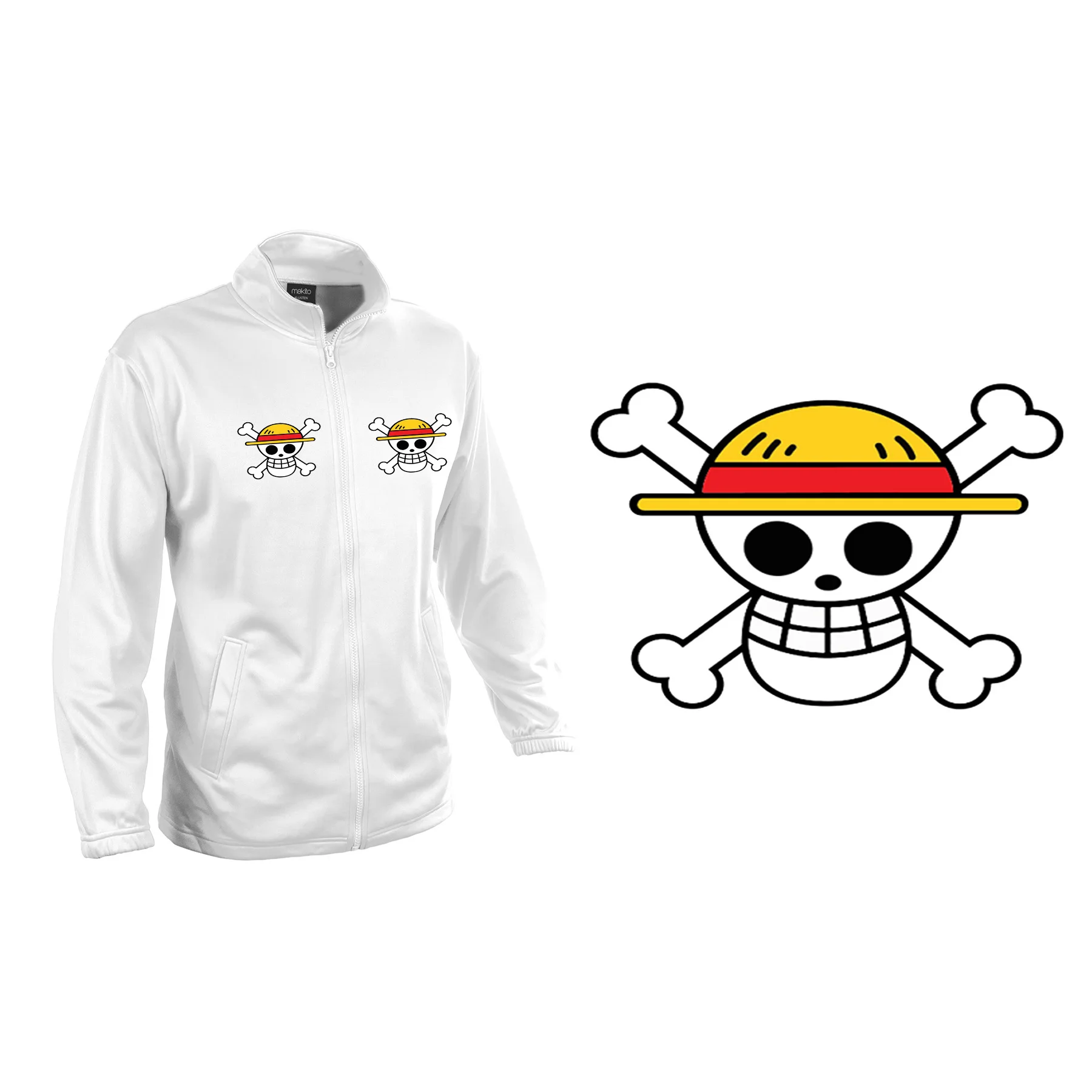 Jacket TECNICA 2 DRAWINGS LOGO ONE PIECE SKULL jacket