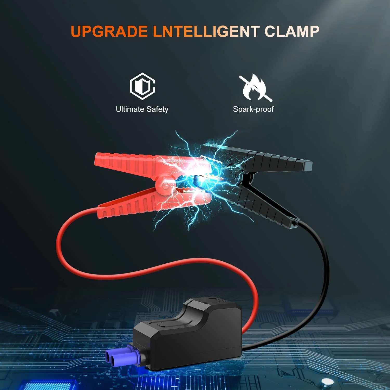 Car Jump Starter Clamps Intelligent Booster Terminal for YaberJump Starter Car Battery Clamp Accessories Wire Clip