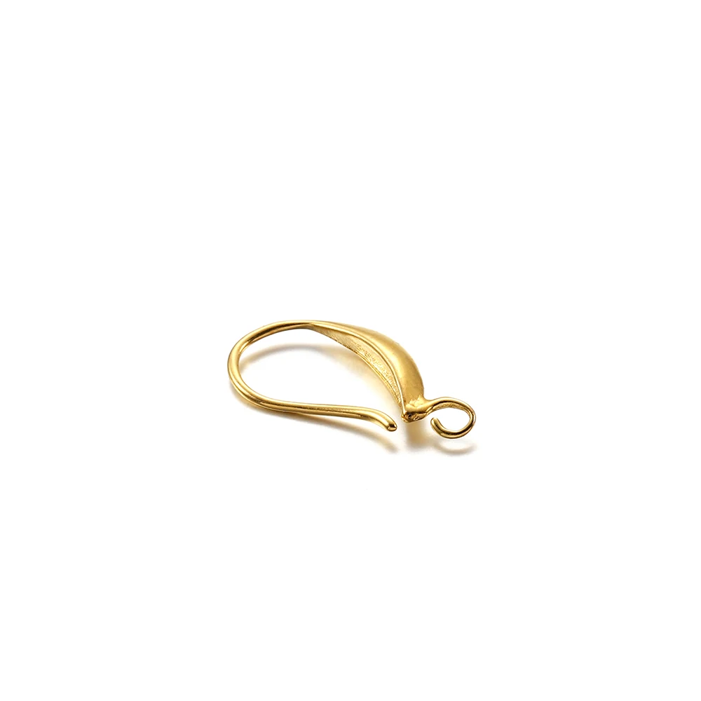 12pcs 17x8mm Copper Rose Gold French Earring Hooks Ear Clasps Settings Ear Wires For DIY Jewelry Making Findings Accessories