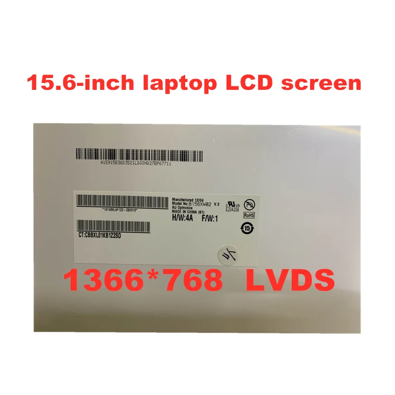 Imagem -03 - Tela de Led para Laptop 15.6 Polegadas B156xw02 V.2 V.6