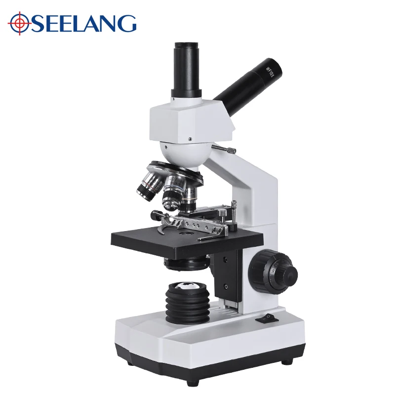 Microscopio Binocular 1600X complejo HD, laboratorio biológico profesional, LCD de 7 pulgadas, cámara digital VGA HDMI, ocular electrónico USB