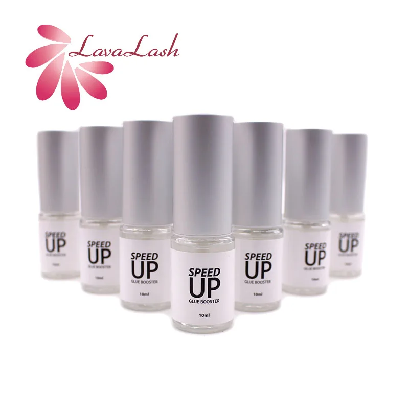 10ml Speed Up Glue Booster Sliver Cap Lash Lifting Adhesive Glue for Eyelash Extensions Beauty Shop Makeup Tools