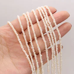 Natural Freshwater Pearl Bead Mini Loose Beads for Making Women Small Peals Necklaces Bracelets Earrings DIY White Size 2-5mm