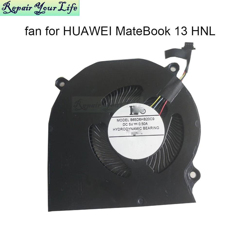 

CPU Cooling Fan for HUAWEI Matebook 13 14 HNL-WFQ9 HNL-WFP9 Notebook PC Cooler Radiator B65D6HB20C9 EG60050S1-1C01C-S9A DC5V