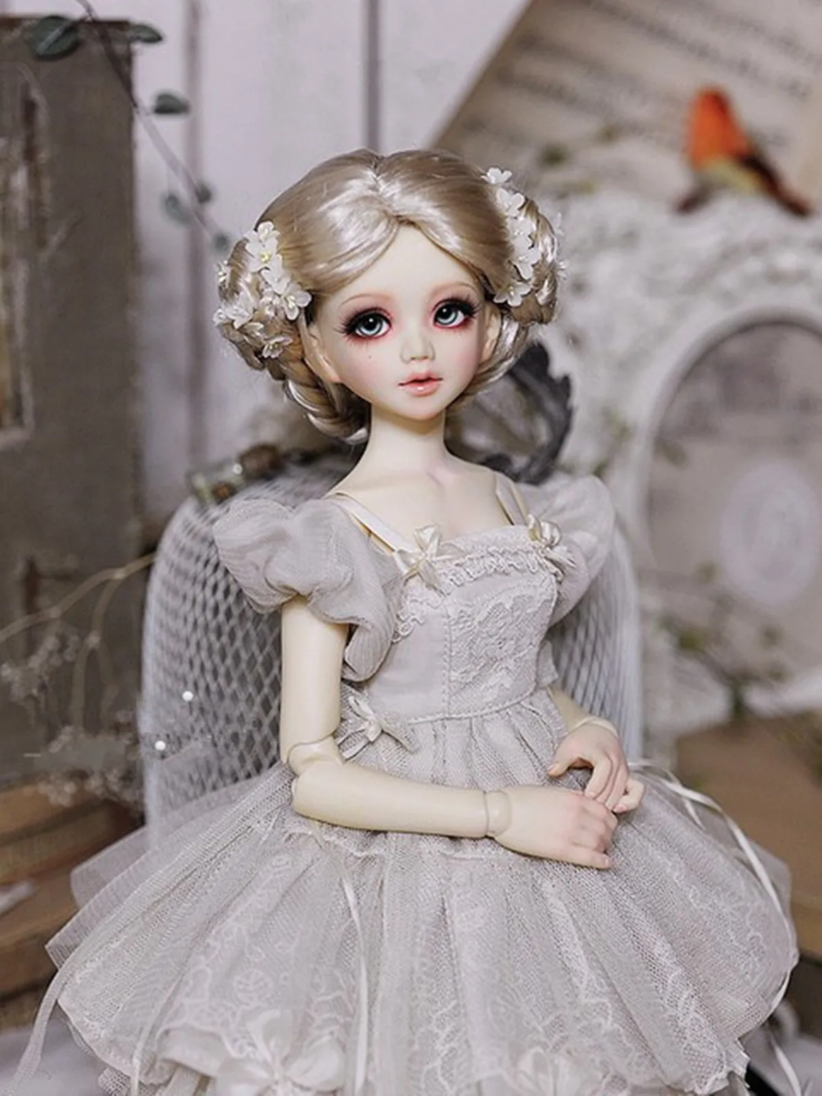 New Araki Premium Resin toy 1/4 bjd doll lovely Juno female Araki tree sd ball jointed Makeup