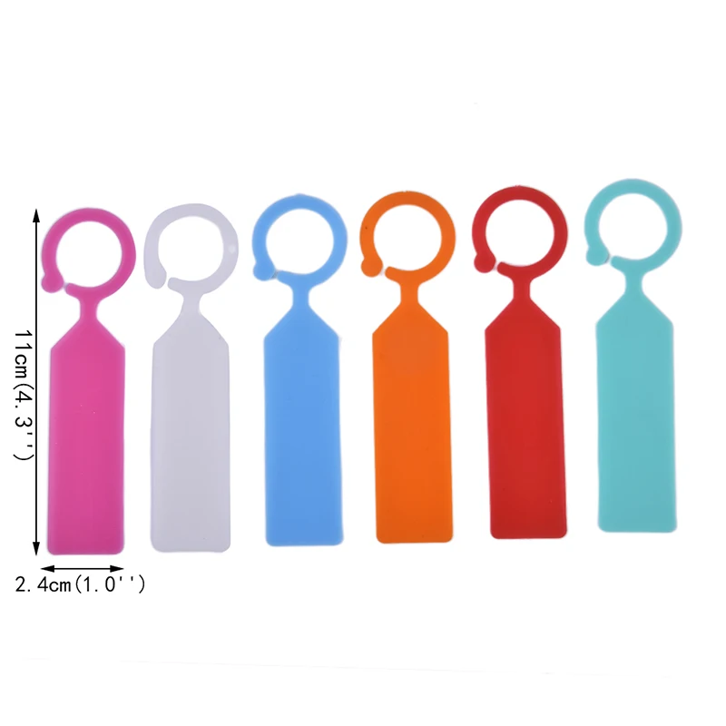 50PCS ใหม่พลาสติกแท็กเนอสเซอรี่ Garden แหวนฉลากหม้อ Marker Stake แขวนหมวดหมู่เรือนกระจกบอนไซคอหมวดหมู่