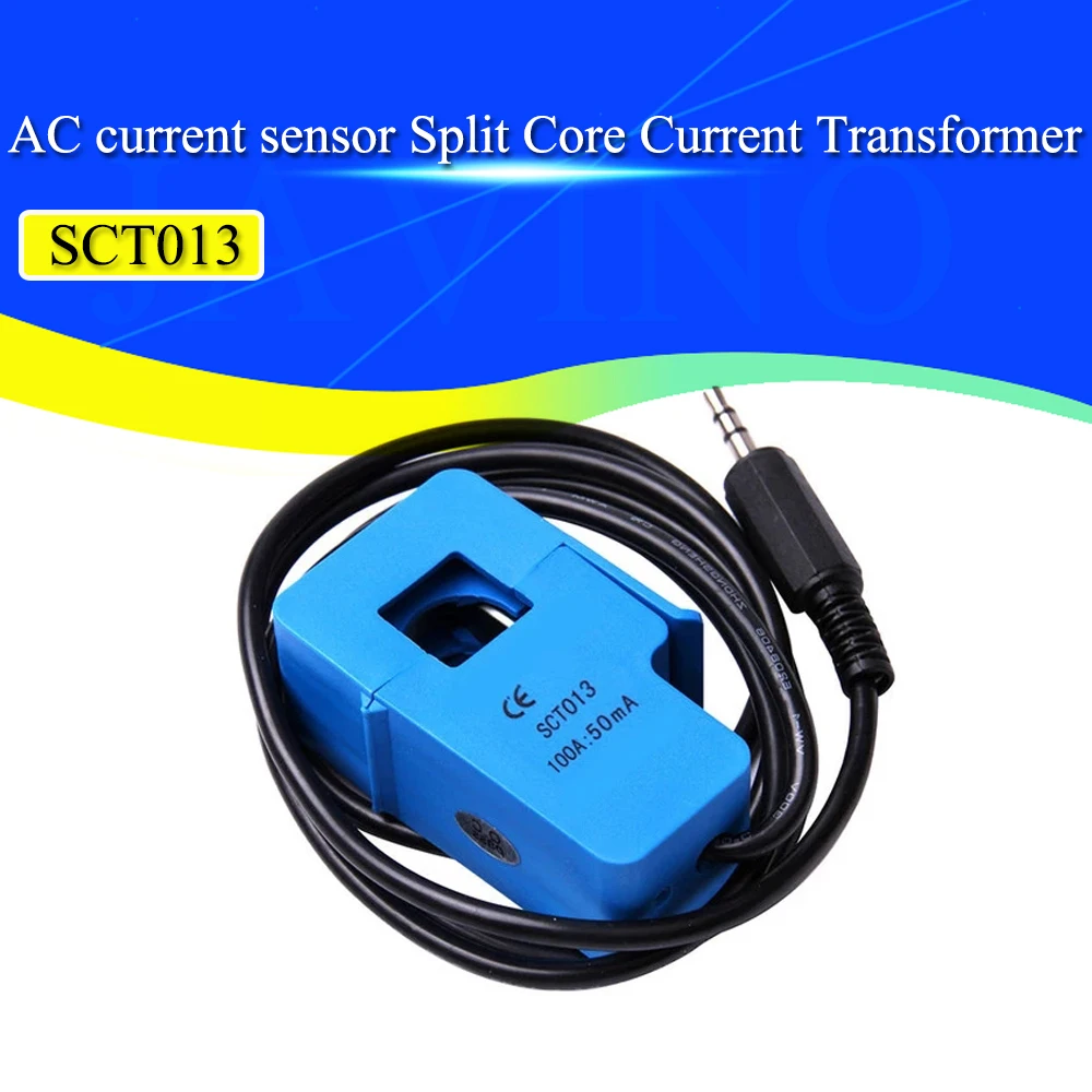 SCT013 High Quality 5A 10A 15A 20A 30A 50A 60A SCT-013-000 Non-invasive AC current sensor Split Core Current Transformer