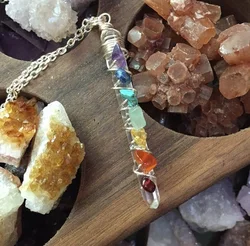 Chakra Balancing Quartz Necklace