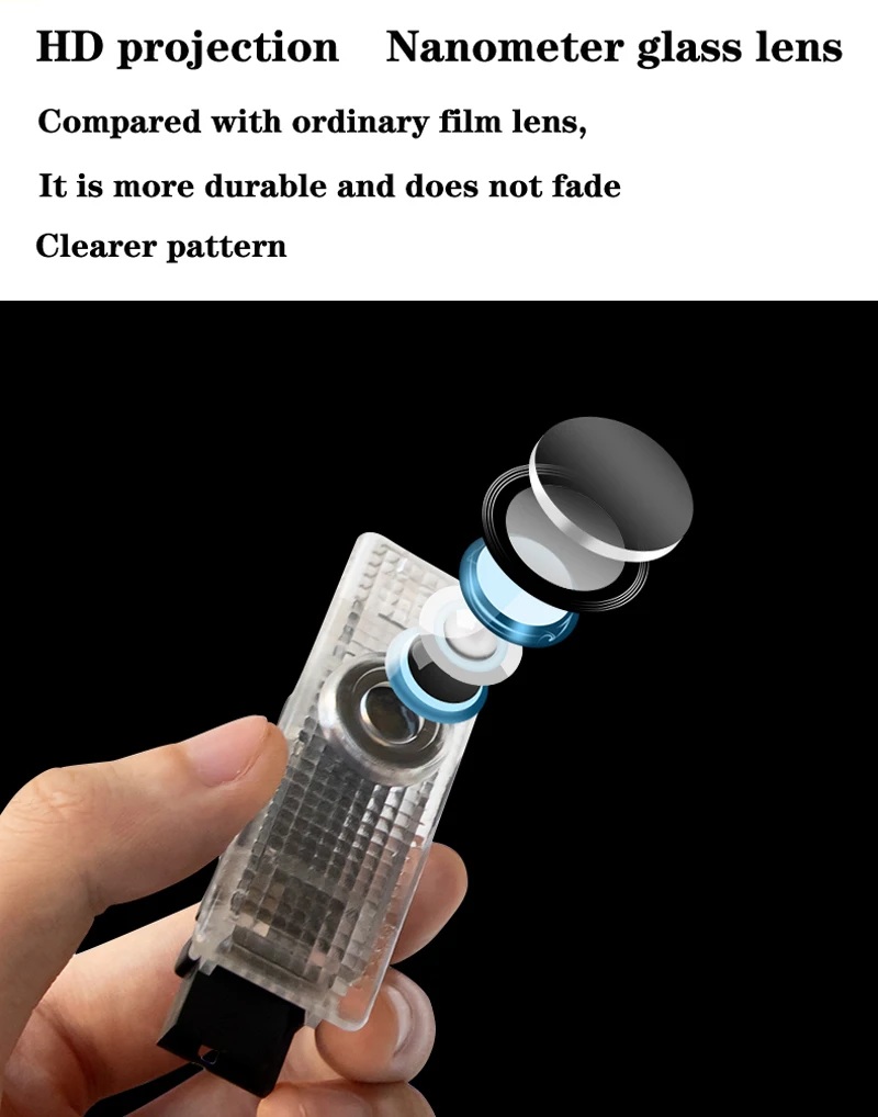 Door Light Projection Laser Radium Spotlight Welcome Lamp For BMW 1 2 3 5 Series F20 F21 F52 F22 F23 F45 F46 F30 F31 F34 35 F10 - view 2
