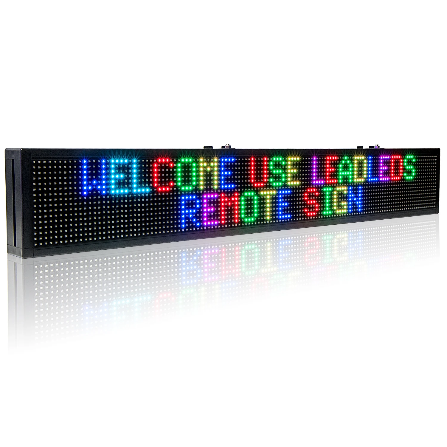 125CM WiFi LED Advertising Signs RGB 7 Colors SMD Display Storefront Board,Programmable Scrolling Message By WiFi+U-Disk