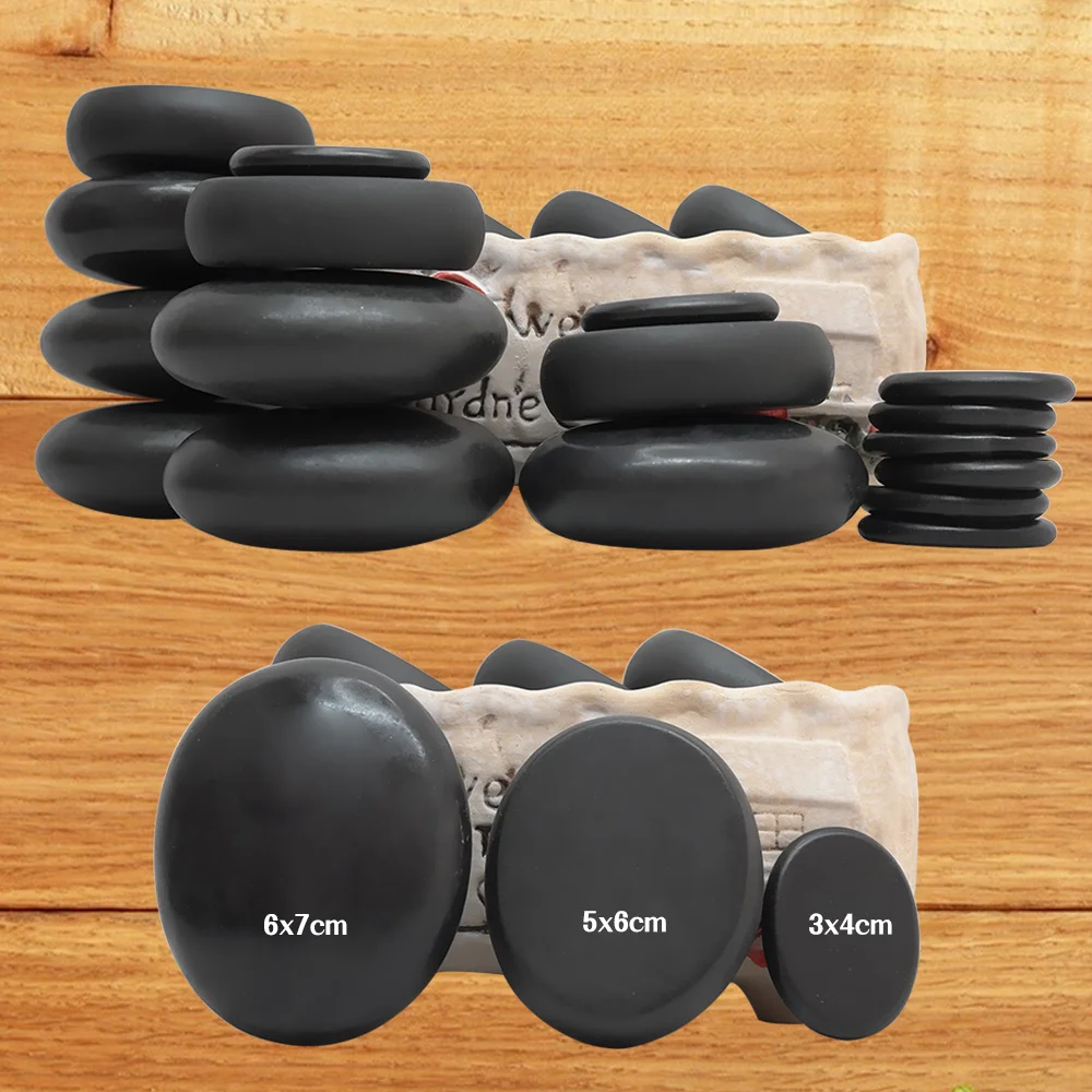 TONTIN Hot stone Massage set round stone basalt massage stones massager tool Salon SPA Heater bag 220 & 110 Volt CE and ROHS