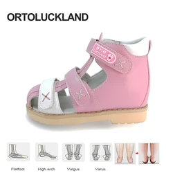 Children Girls Shoes Summer 2021 Kids Sandals Boys Orthopedic Tiptoe Small Sizes 2 3 Years Closed Toe Arch Support Footwear