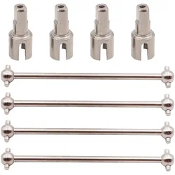 8P Metal Dogbone shafts & Differential Reduction Joint Cups for 1/14 WLtoys 144001 RC Remote Control Car Replacement Spare Parts