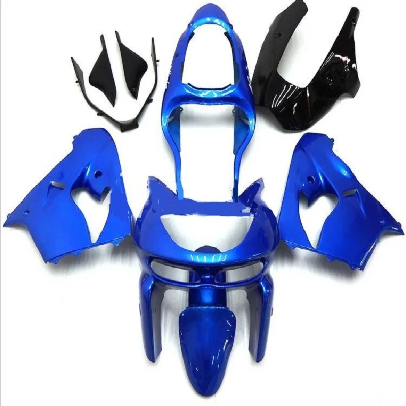 

motorcycle fairing kits for KAWASAKI Ninja 1998 1999 ZX9R ABS plastic sports fairings kit 98 99 ZX 9R dark blue bodyworks