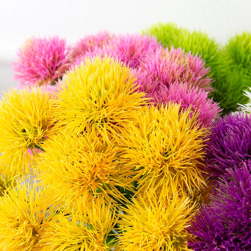 10 Stück Künstliche Pflanzen, Löwenzahn-Plastikblumen, Vasen für Heimdekoration, Zubehör für Neujahr, Hochzeit, Dekorative Kunstpflanzen – Detail 8