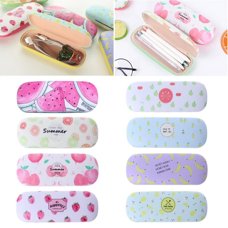 

Sunglasses case box Protable Fruit Sunglasses Hard Eye Glasses Case Eyewear Protector Box Pouch Bageyewear Accessories DropShip