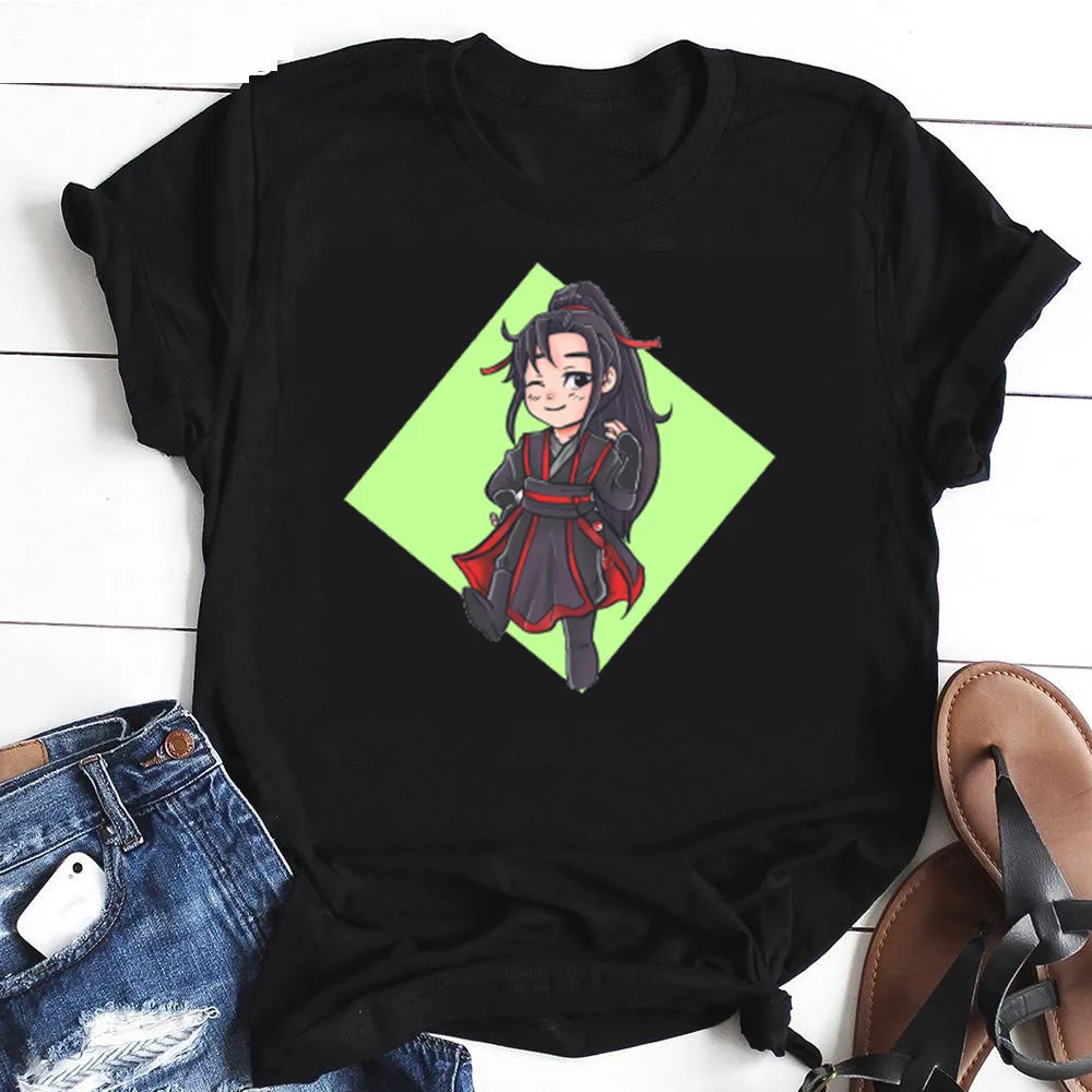 T-shirt surdimensionné de Cosplay de l'anime Mo cad Zu Shi pour femme, esthétique y2k, Wei Wuxian Lan Wangji