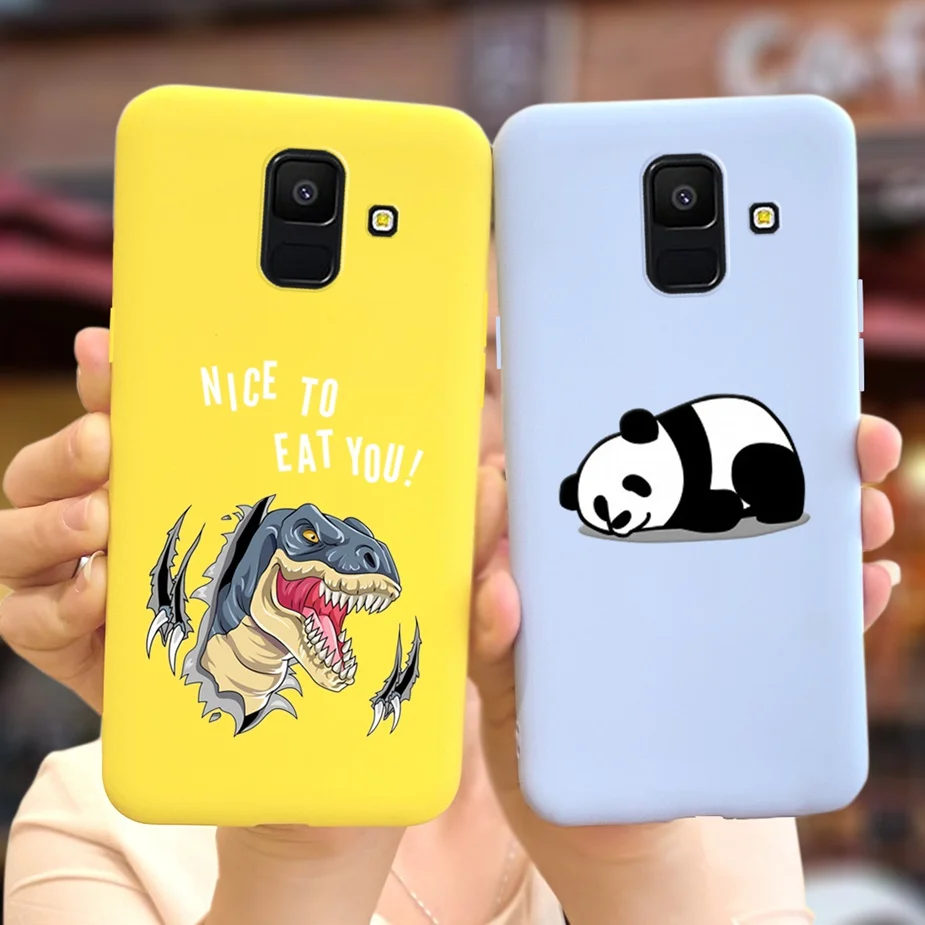For Samsung Galaxy A6 2018 Case A600 A600F Cute Soft Silicone Cover Case For Samsung A6 Plus 2018 Cases A605F Phone Fundas Coque