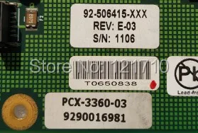 

Industrial equipment board PCI PCI-X 92-506415-XXX REV E-03 PCX-3360-03