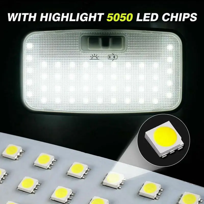 Hot Car White LED Interior Upgrade Light Lamp Bulb Kit fit for Toyota RAV4 XA50 2019 2020 2021