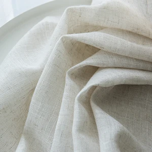 الحديثة اليابانية النمط الكتان الستار تثخن الستائر الشفافة المتعاقد على غرفة نوم موجة نافذة شرفة تول تظليل نافذة الشاشة الأكثر مبيعا 8 ستارة الكروشيه والكتان - No5