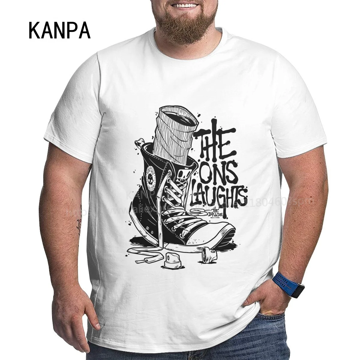 Kanpa Men Plus Size T Shirts 2023 Good Quality Cotton T-Shirt Tee Workout Shirt for Men Clothes Tops