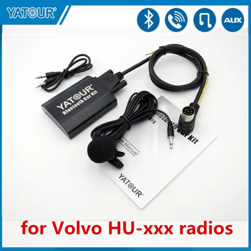 

Yatour Car Bluetooth AUX Hands-free for Volvo C70 S40 S60 S80 V70 HU-605 HU-xxx Radios Mp3 Player Music Adapter YTBTK