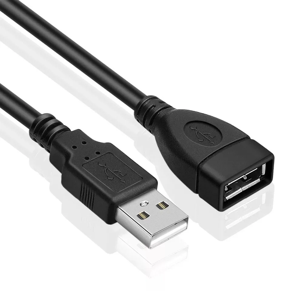 Câble d'extension USB 2.0 Super rapide pour Transmission de données, pour moniteur, projecteur, souris, clavier