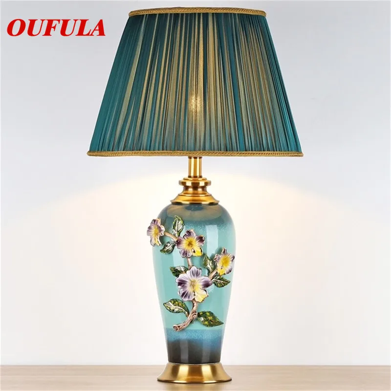 

WPD Ceramic Table Lamps Desk Luxury Modern Contemporary Fabric for Foyer Living Room Office Creative Bed Room Hotel