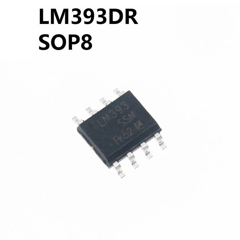 10PCS LM393 SOP8 LM393DR 393 SOP-8 SOP SMD new and original IC Chipset