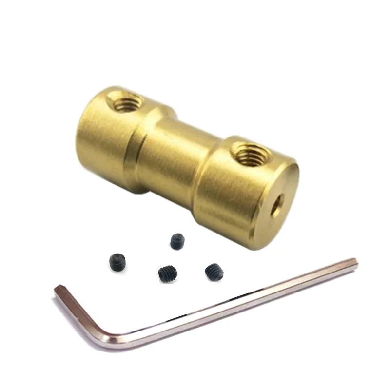 1 PCS DC Electric Motor Brass Shaft Coupling 2*2/2*3.175/2.3*3/3*3.17/3*4/4*4/4*6/5*5/2*4/3*3/2*6/5*5/5*6/6*6 In Shaft Couplings