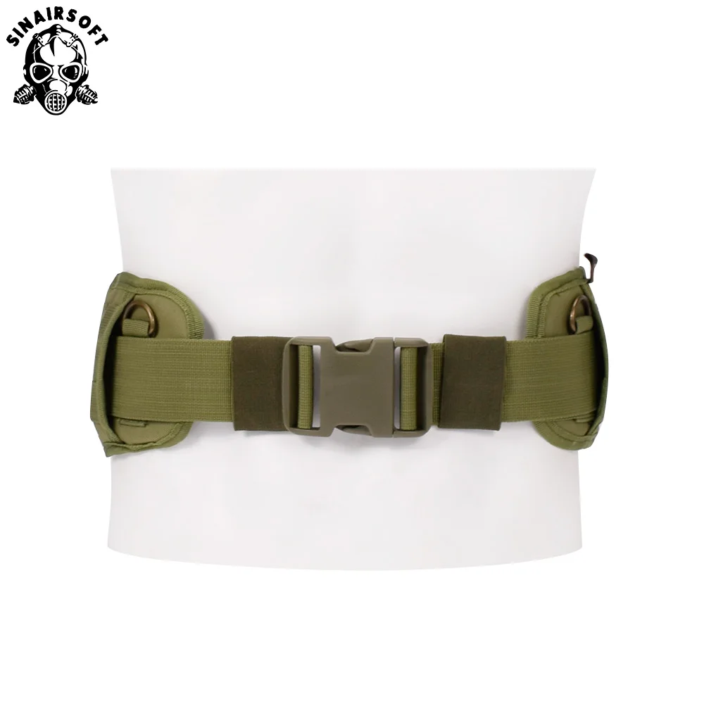 Wargame-cinturón Molle para hombre, cinturón táctico exterior acolchado CS, equipo multiusos, cinturones anchos Airsoft, accesorios de caza