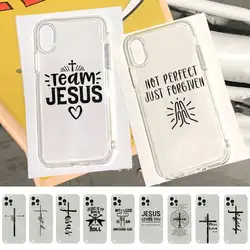 Faith Christian Religious Jesus Phone Case for iPhone 11 12 13 mini pro XS MAX 8 7 6 6S Plus X 5S SE 2020 XR case