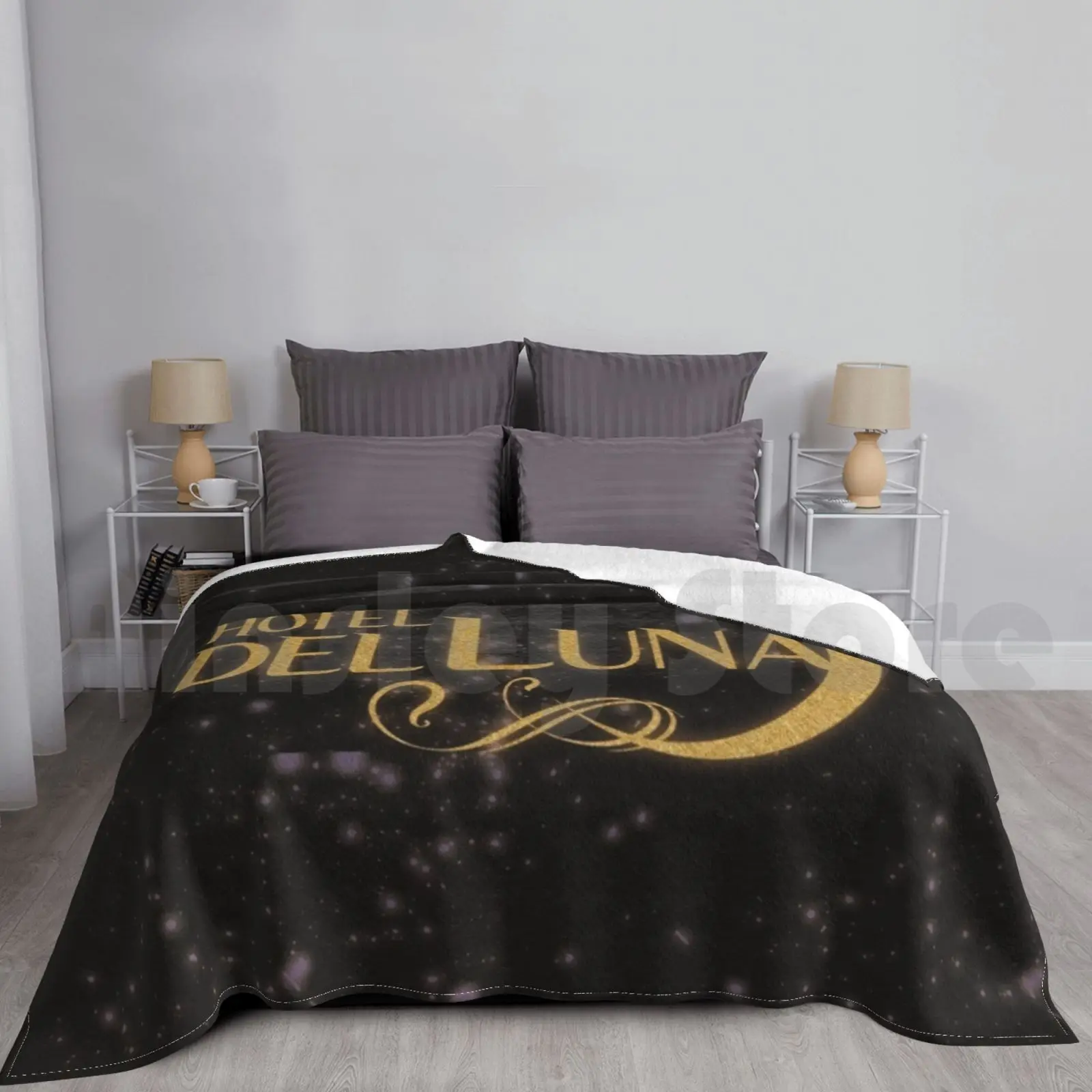Manta de Hotel Del Luna A5, súper suave, cálida, ligera, fina, Hotel Del Luna Dorama, Drama coreano, Dorama coreano