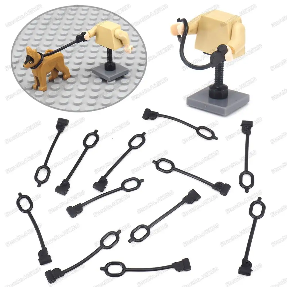 Ausrüstung Armee Hund Leine Gebäude Block Modell Moc Military Figuren WW2 Tier Partner Szenen Kind Weihnachten Geschenke Diy Ziegel Spielzeug