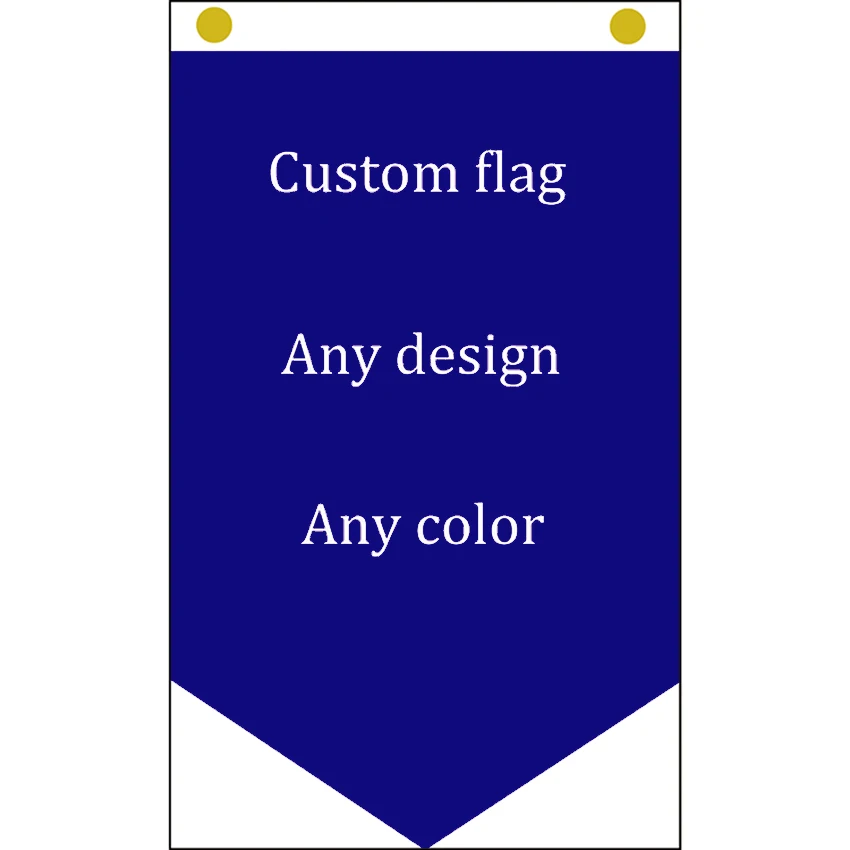 Custom Pennant Flag Banner Your Saying Personalized Text Art Wall Hanging Natural Decoration Vivid Color Wholesale