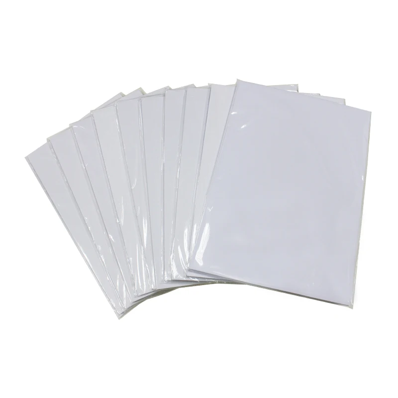 A4 20 50 sheets High glossy Photo Paper Single-sided coated paper for inkjet printer 120 140 160  180 200 230g  white back