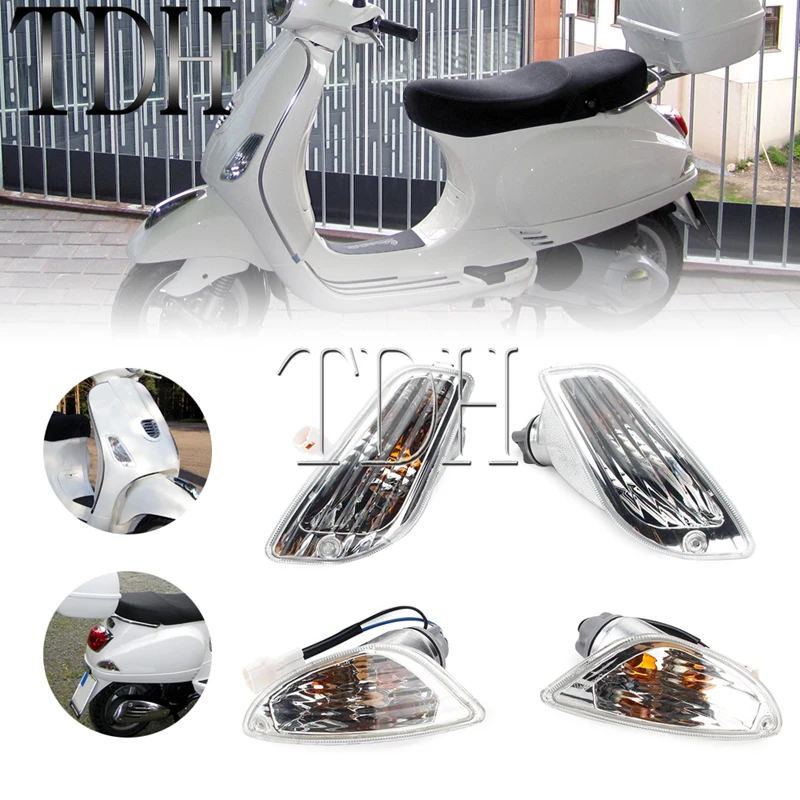 

Turn Signal Light Motorcycle E4 Emark Scooter Front & Rear Blinker Indicator Flasher for LX LXV 50 125 150 S50 S125 S150