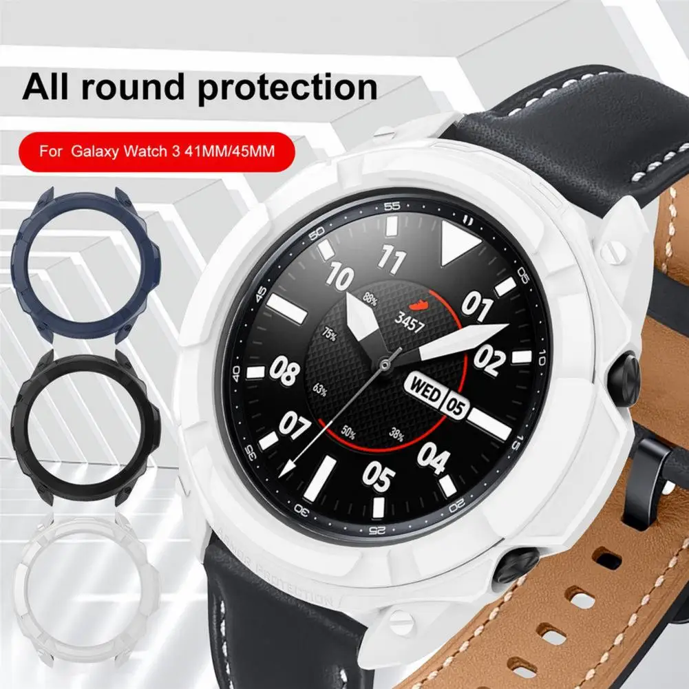 กรอบป้องกันเกราะกันน้ำขนาด41/45มม. สำหรับ Galaxy Watch 3อุปกรณ์เสริมสำหรับสวมใส่อัจฉริยะ