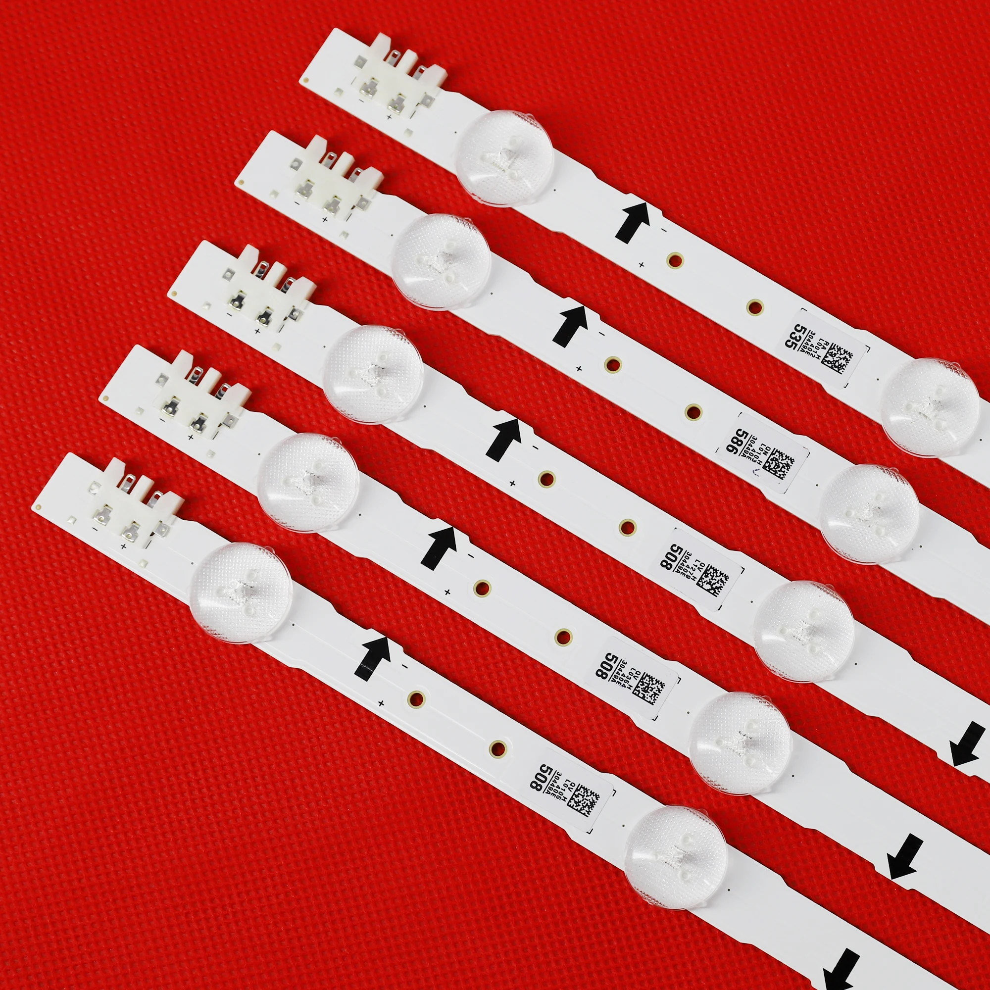 100% novo 10 pcs/set LED Backlight Strip D4GE-400DCA-R1 D4GE-400DCB-R1 R2 para UE40H6500 UN40J5500 CY-GH040CSLV5H