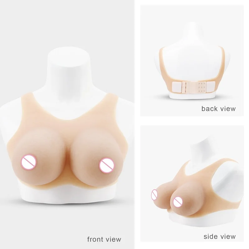 Suitable for Cross-dressers Cross-dressing Queen Queen Costume Large Artificial Silicone Fake Chest Upgraded Version