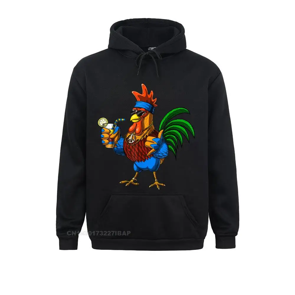 

Rooster Hippie Chicken Funny Bird Men Women Men Sweatshirts Casual Long Sleeve Hoodies 2021 Newest 3D Printed Hoods