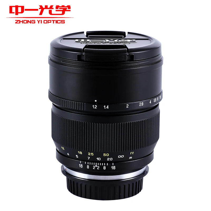 Zhongyi 85mm F1.2 Lens Full-Frame Fixed Focus Portrait For Nikon Z/F Sony A/E Canon EF/RF Fuji GFX Pentax KA Mount Camera