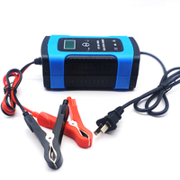 Universal Car Battery Charger 110V To 220V To 12V 6A LCD Smart Fast for Auto Car Motorcycle Lead-Acid Full Automatic Charging