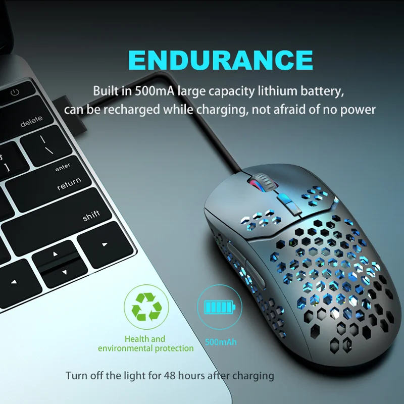 Wireless Mouse Rechargeable Bluetooth Silent Ergonomic Computer 2400 DPI For iPad Mac Tablet Macbook Air Laptop PC Gaming Office