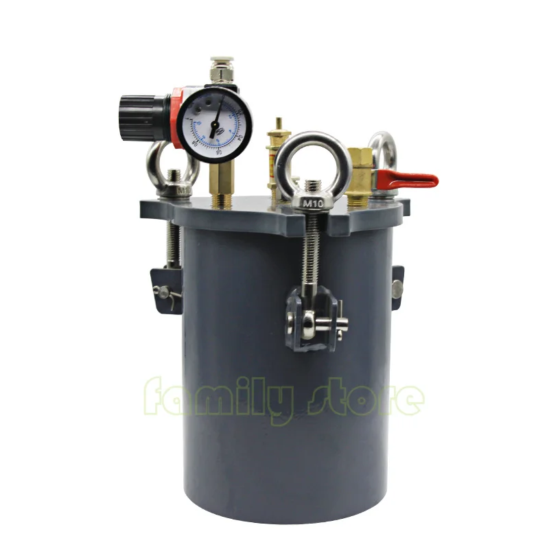 fiys 304stainless steel carbon steel pressure tank 5L , distributor tank, dispensing bucket, with safety valve, regulating valve