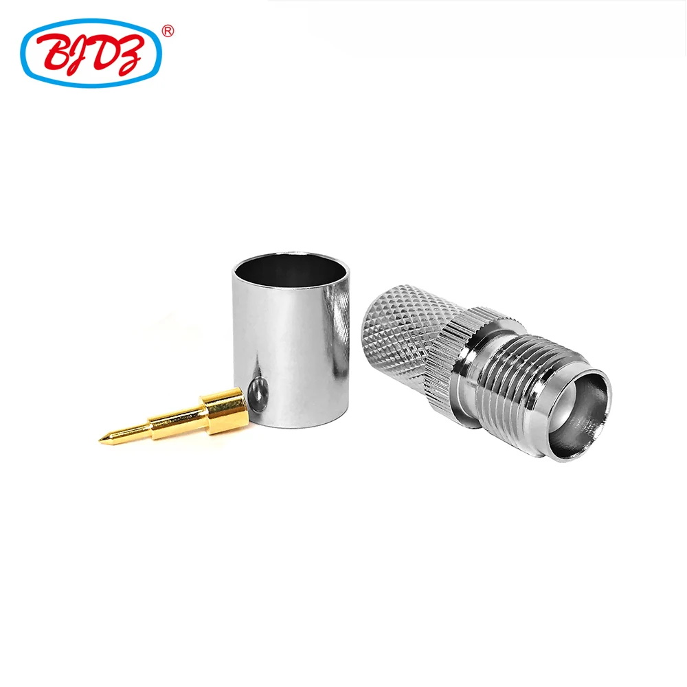 Free shipping 10PCS RP TNC Female/Jack RF Coaxial Connector for LMR400 Cable