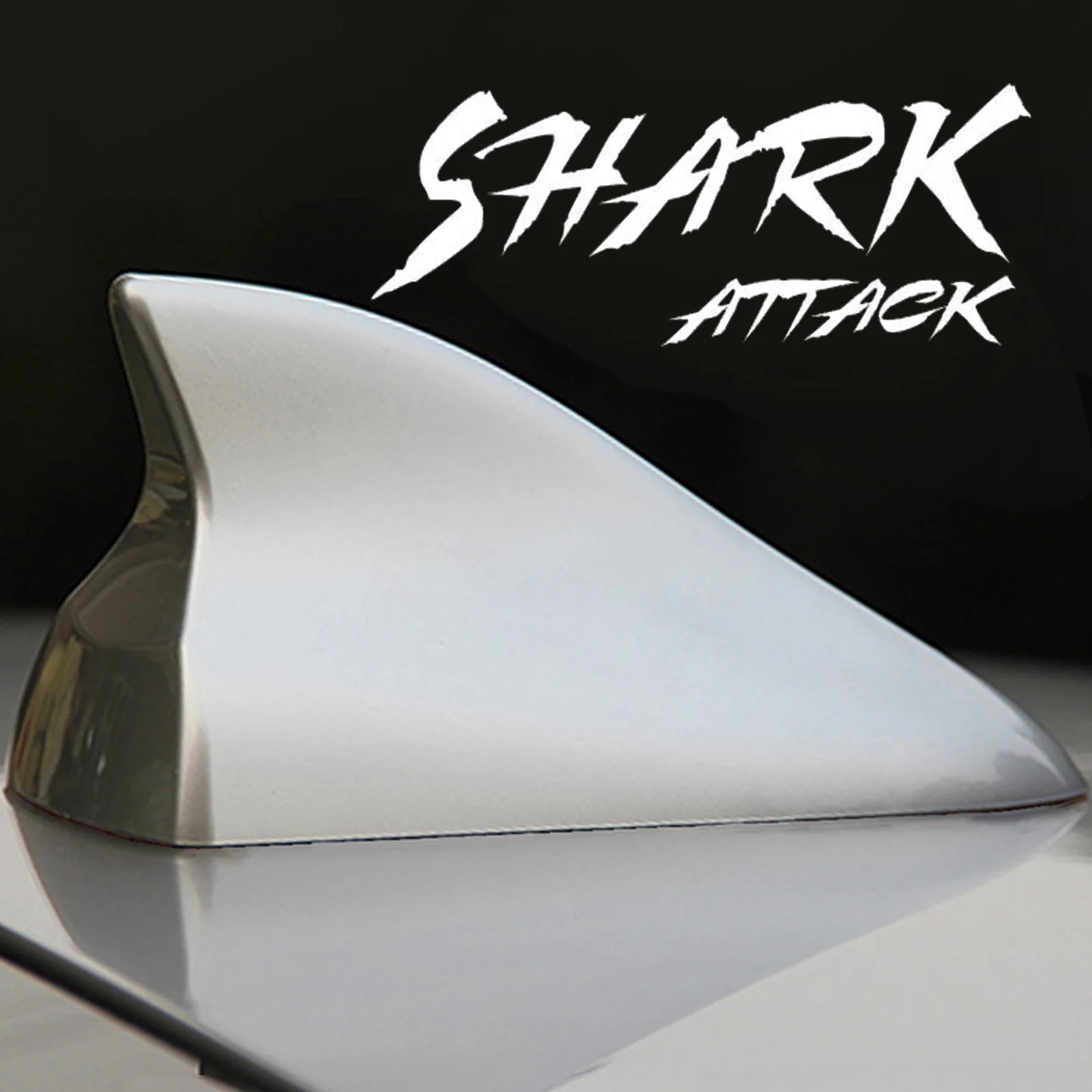 

RAMBLE Shark Car Fin Antenna Roof Aerial Accessories Radio Anten Cover Radio Signal Car Fin Antenna Fin For KIA Rio