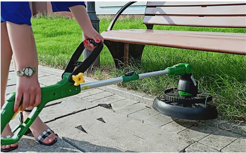 GT-320 pemotong rumput elektrik, mesin pemotong rumput 11000rpm untuk memotong rumput, alat kebun 840W 220V